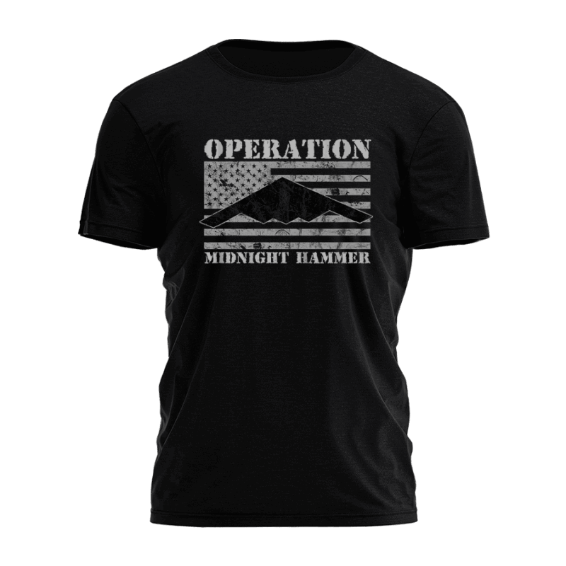 Maziani Operation Midnight Hammer Graphic Tee – Tactical Unisex Shirt